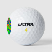 Spray Paint Orange Blue Limon Golfball (Logo)