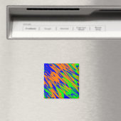 Spray Paint Orange Blue Limon Magnet (In Situ (Geschirrspüler))