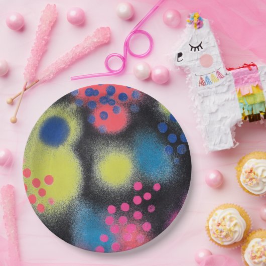 Spray Paint Pappteller (Party)