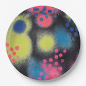 Spray Paint Pappteller (Vorderseite)