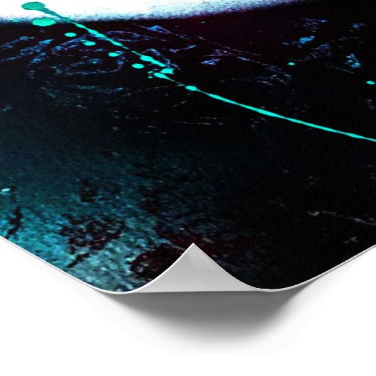 Spray Paint Peace Poster (Ecke)