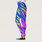 Spray Paint Pink Limon Blue Leggings (Links)