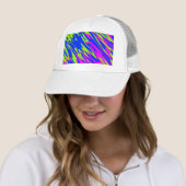 Spray Paint Pink Limon Blue Truckerkappe (Beispiel)