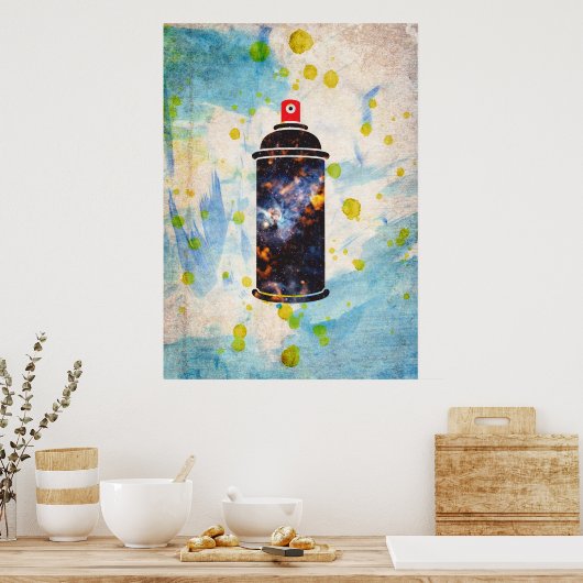Spray Paint Poster (Küche)