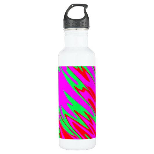 Spray Paint Red Pink Green Edelstahlflasche (Vorderseite)
