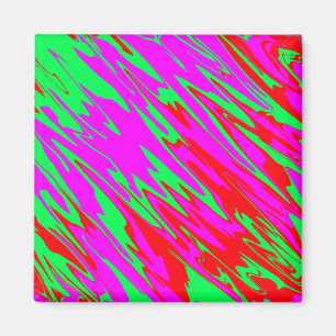 Spray Paint Red Pink Green Magnet