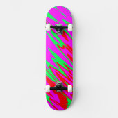 Spray Paint Red Pink Green Skateboard (Vorderseite)