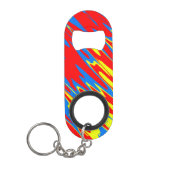 Spray Paint Red Yellow Blue Mini Flaschenöffner (Vorderseite)
