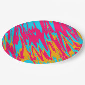 Spray Paint Sorbet Pappteller (Schrägansicht)