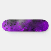 Spray Paint Spritzer Effect Lila Skateboard (Horizontal)