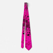 Spray Paint Spritzer Effect Neck Tie Krawatte (Rückseite)