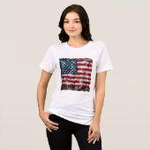 "Spray Paint USA" Tri-Blend Shirt (Vorderseite voll)