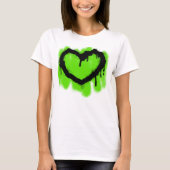 Spray Painted Heart T-Shirt (Vorderseite)