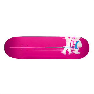 Spray-Schwede-Tropfen - magentarot/cyan-blau Skateboard