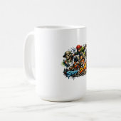 Spray & Skate Chaos Kaffeetasse (Vorderseite Links)