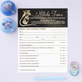 Spray Tan Business Plan Einverständnisformular Flyer (Einzeln)