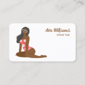 Spray Tan Custom QR Visitenkarte (Vorderseite)