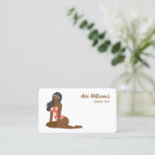 Spray Tan Custom QR Visitenkarte (Stehend Vorderseite)