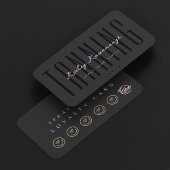 Spray Tan Tanning Specialist Pink Black Loyalty Visitenkarte