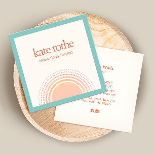 Spray Tan Tropical Sun Telefonnummerkarte