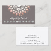 Spray Tan und Makeup Loyalität 10 Punch Treuekarte (Vorne/Hinten)