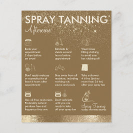 Spray Tanning Brown, einfache Körperpflege Flyer