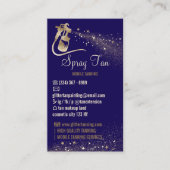 Spray Tanning Visitenkarte (Vorderseite)