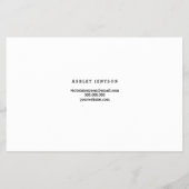 Spray tans Logo elegante Rose Goldtypografie pink Flyer (Hinten)