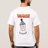 Spraycan Mann #2 T-Shirt (Rückseite)