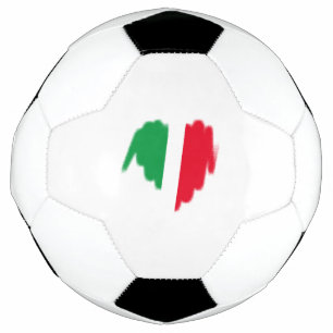 Sprayed Italienische Flagge Graffiti Herz Grafik Fußball