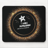 Spraypaint I hat Depression Mousepad (Vorne)