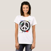 Spraypainted Peace Sign T-Shirt (Vorne ganz)