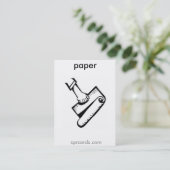sprcards-papercard visitenkarte (Stehend Vorderseite)
