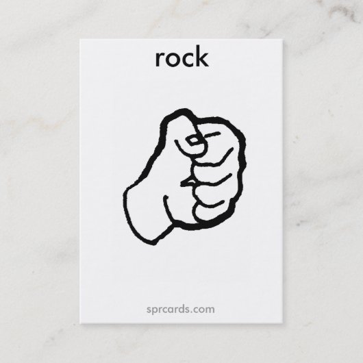sprcards-rockcard visitenkarte (Vorderseite)