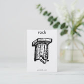 sprcards-rockcard visitenkarte (Stehend Vorderseite)