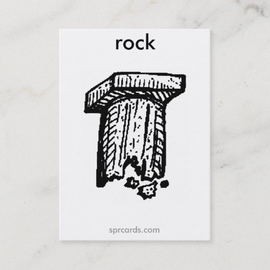 sprcards-rockcard visitenkarte (Vorderseite)