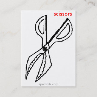 sprcards-scissorscard visitenkarte