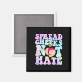 Spread Cheeks Nicht Hass Shirt Fitness Workout Fun Magnet (Vorderseite/Rückseite)