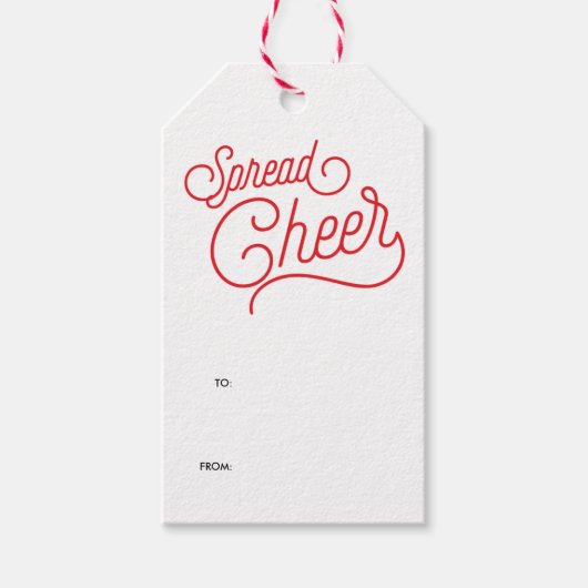 Spread Cheer Geschenkanhänger (Vorderseite)