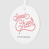 Spread Cheer Ornament (Vorderseite)