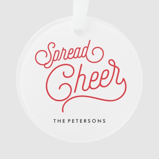Spread Cheer Ornament (Vorderseite)