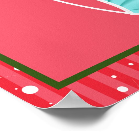 Spread Christmas Cheer Mask Poster (Ecke)