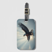 Spread deine Flügel, umarmen die Welt | Gepäckanhänger (Vorderseite Vertikal)