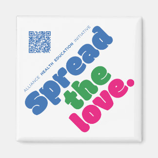 Spread die Liebe Small Magnet