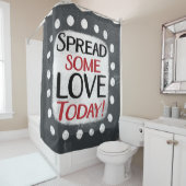 Spread einige Liebe heute Duschvorhang (Beispiel)
