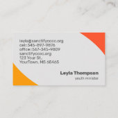 Spread-Feuer Visitenkarte (Rückseite)