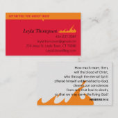 Spread-Feuer Visitenkarte (Vorne/Hinten)