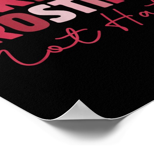 Spread Frosting Not Hate - Funny Baking Lovers Bak Poster (Ecke)