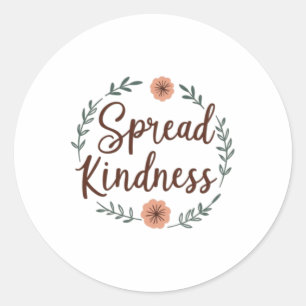 Spread-Güte - Positive und aufregende Design St. Runder Aufkleber