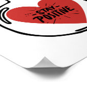 Spread-Güte wie ein Positivticker Poster (Ecke)